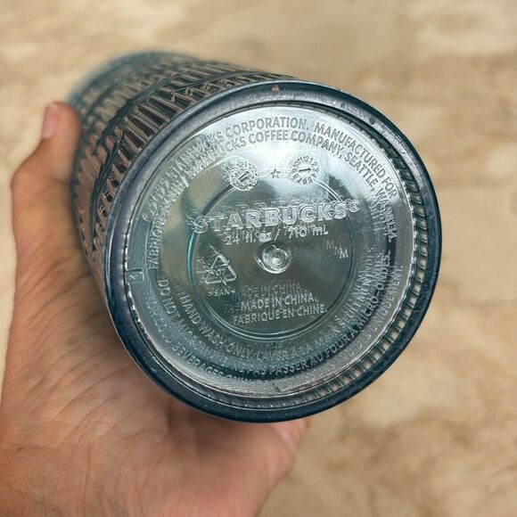 Starbucks 2022 Limited Edition Iridescent Mermaid Scale 24oz Cold Cup Tumbler - Picture 10 of 12